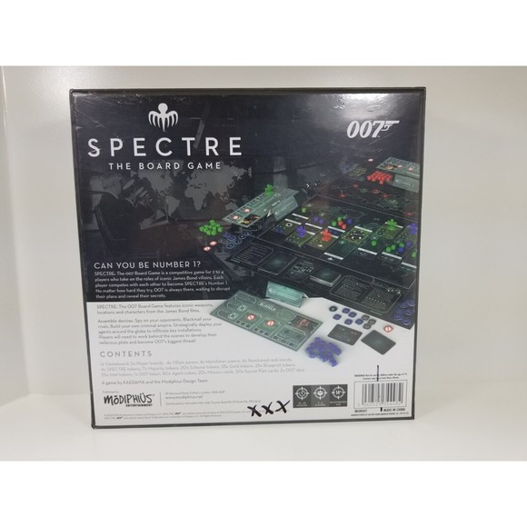 New - Modiphius Entertainment SPECTRE: The 007 Board Game - Ages 14+ - Picture 2 of 11